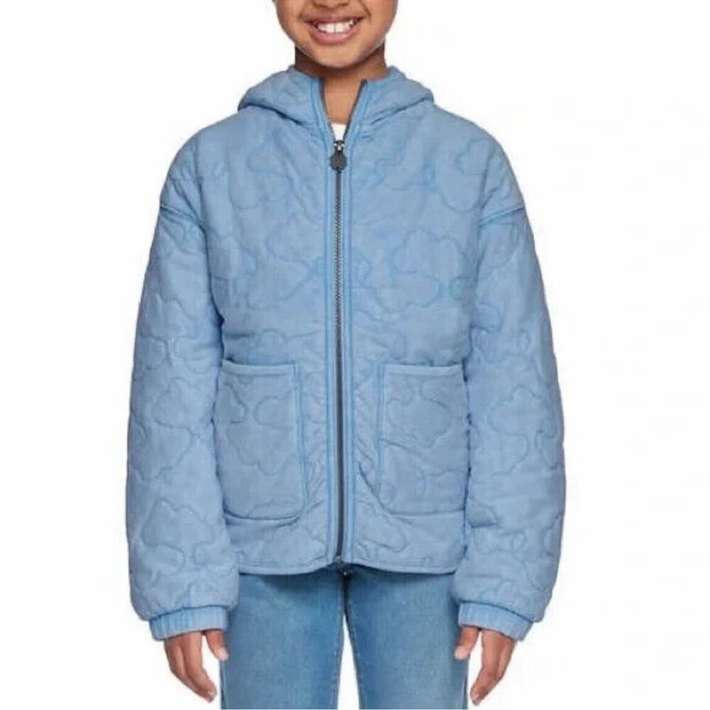 Lucky Brand Light Blue Kids Puffer Jacket